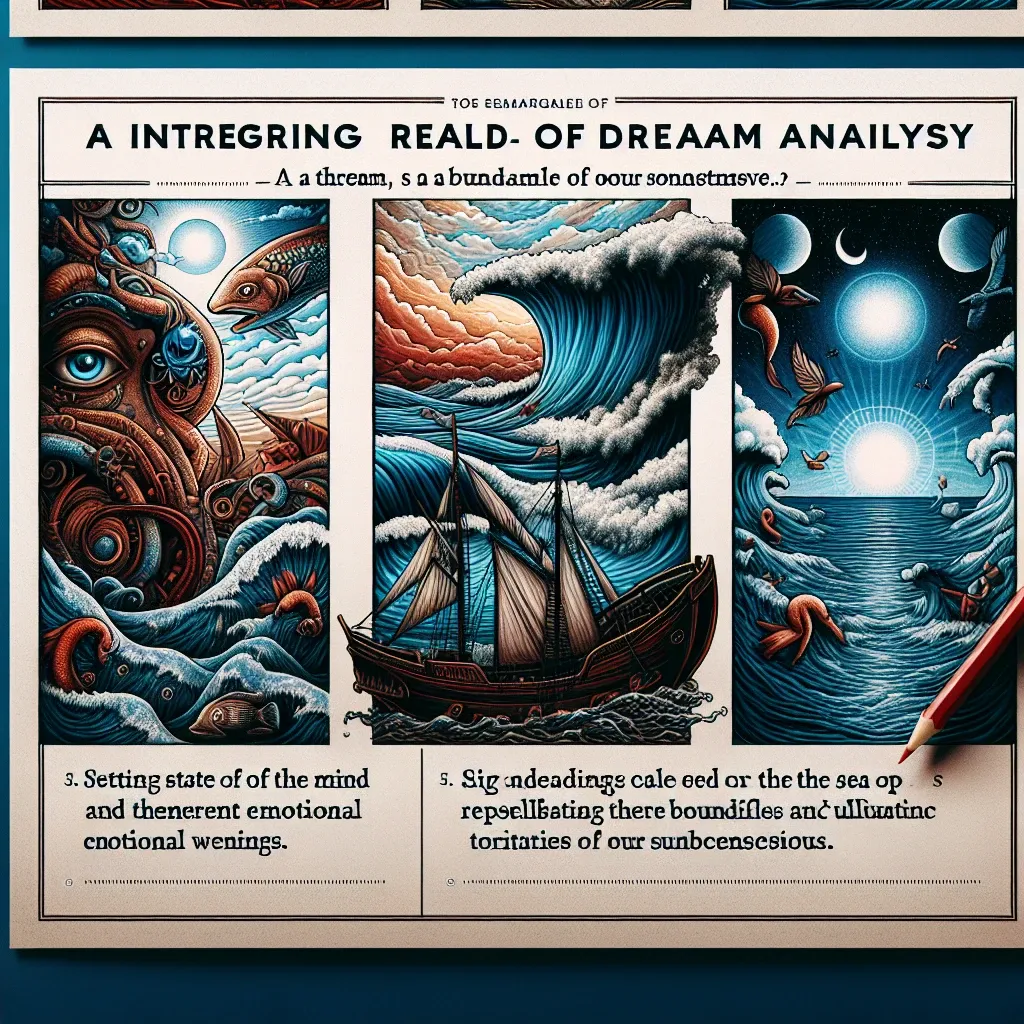 Embarking on a Journey Through Dreamscapes: The Ocean as a Mirror to the Subconscious