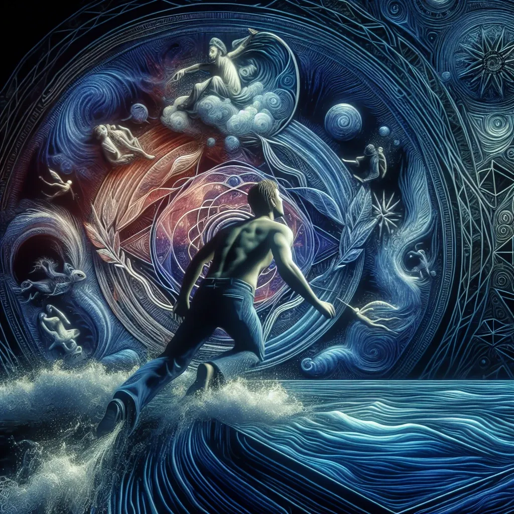 Symbolic representation of peaceful water in dreams