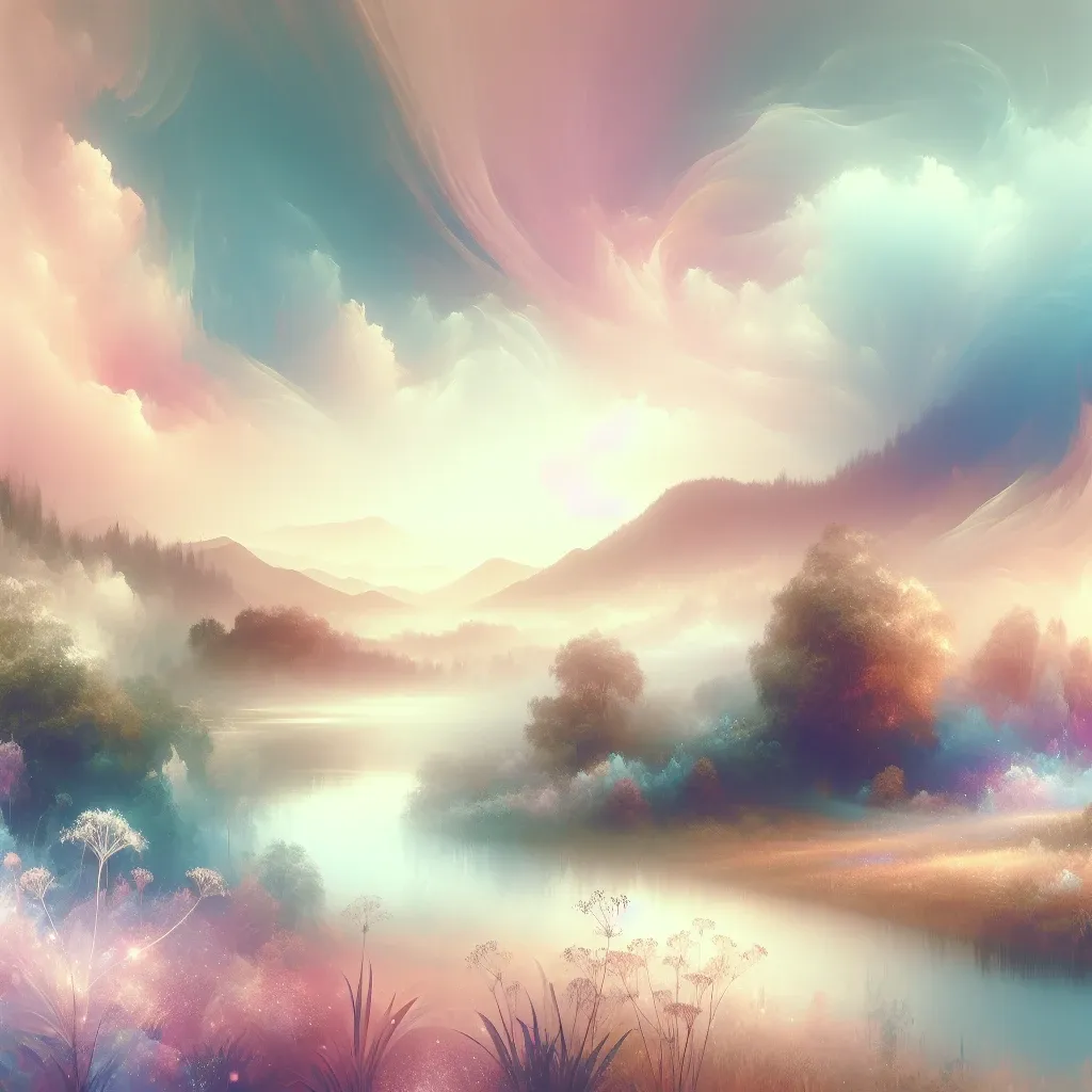 Illustration of a dreamy landscape representing the spiritual aspects of dreams.