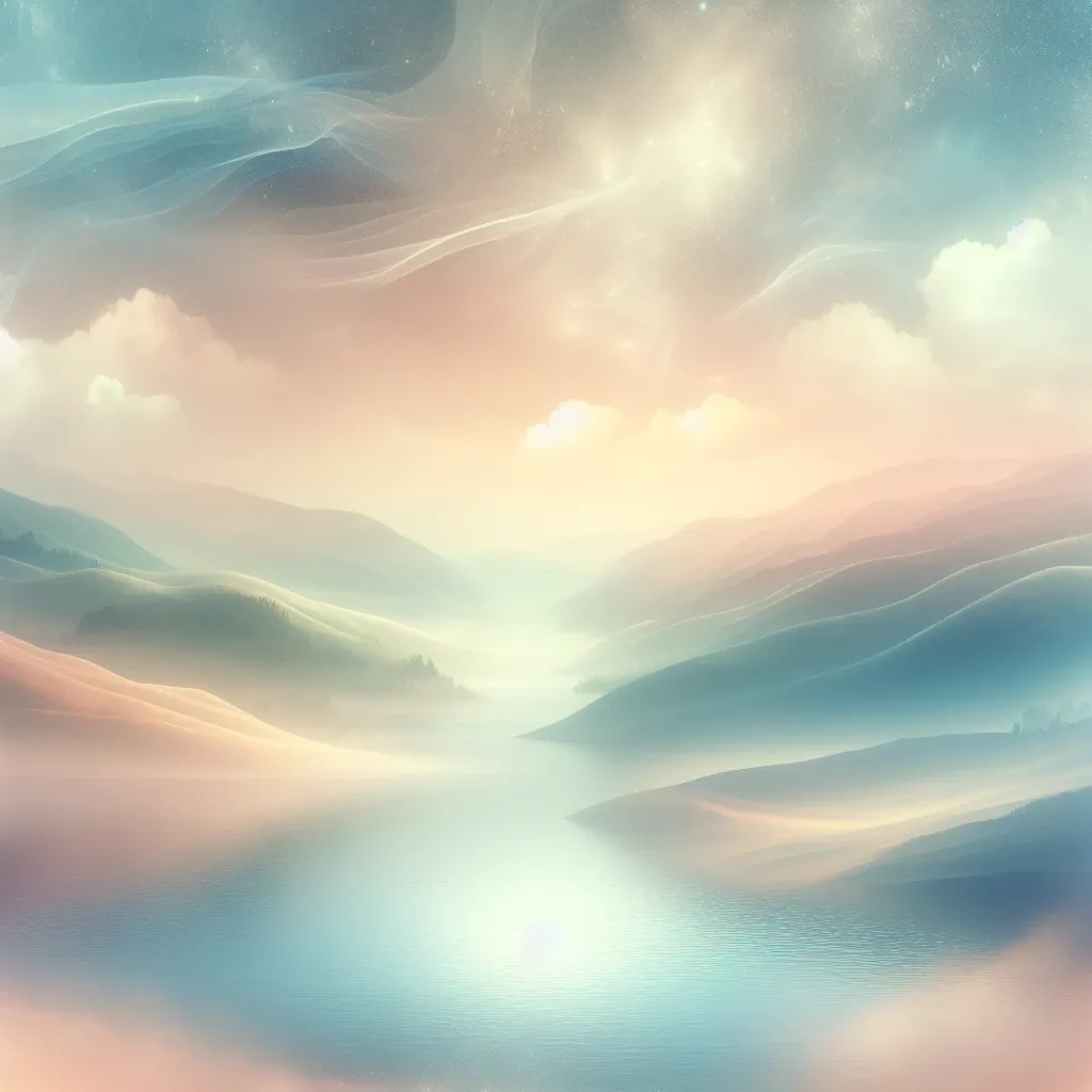 Illustration of a dreamy landscape representing the spiritual realm of dreams and inner growth.