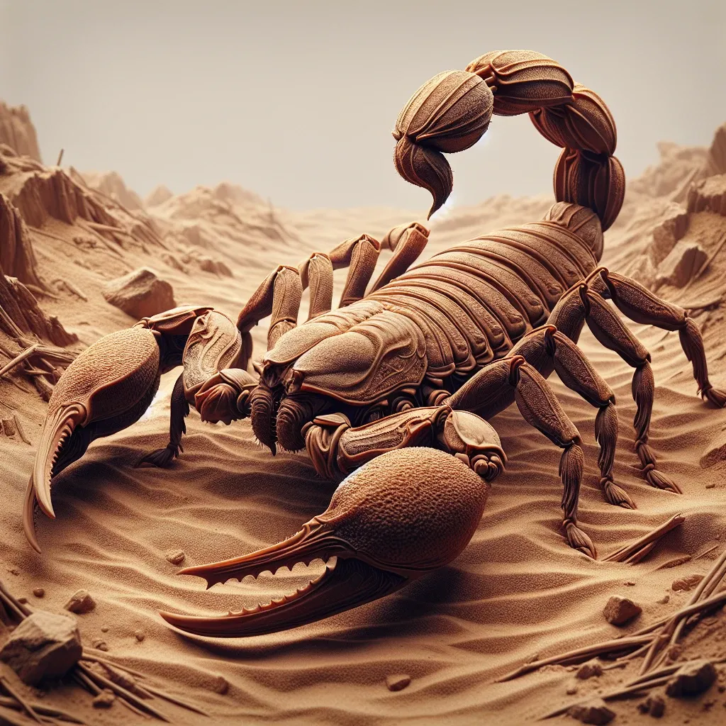 Illustration of a scorpion in a dream