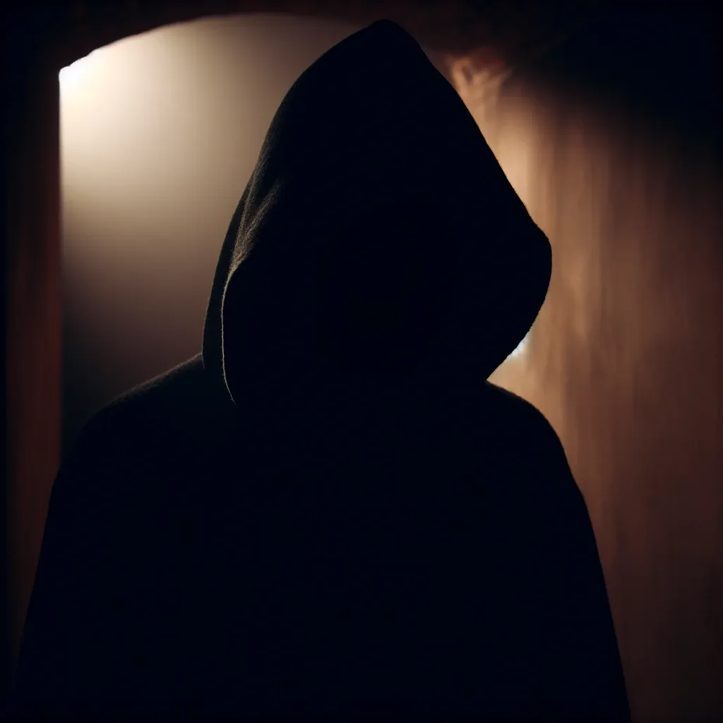 Encountering a black hooded figure with no face in dreams