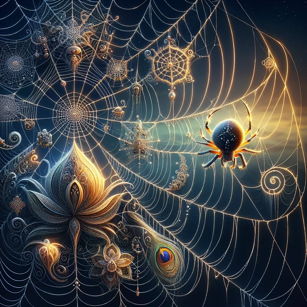 Spider symbolism in Hindu mythology and dream interpretation
