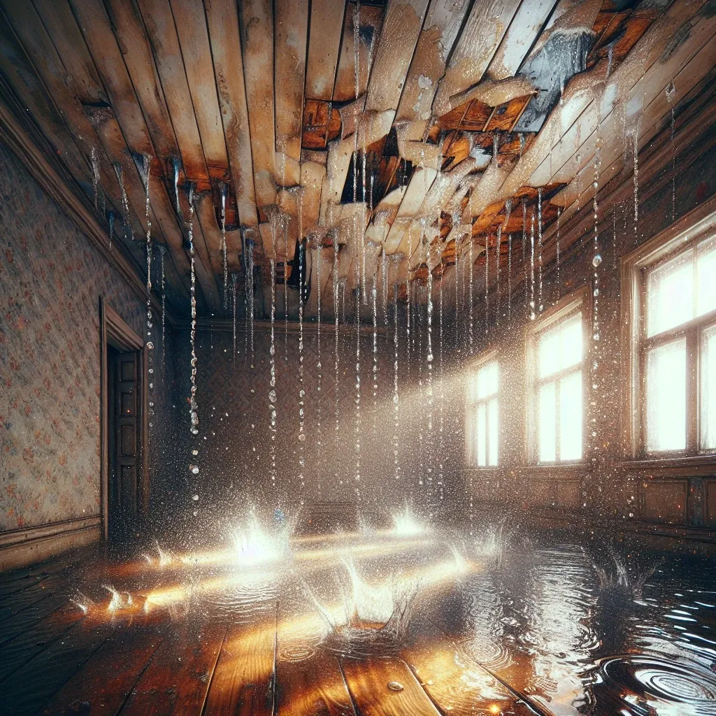 Dream symbol: Rain coming through the ceiling