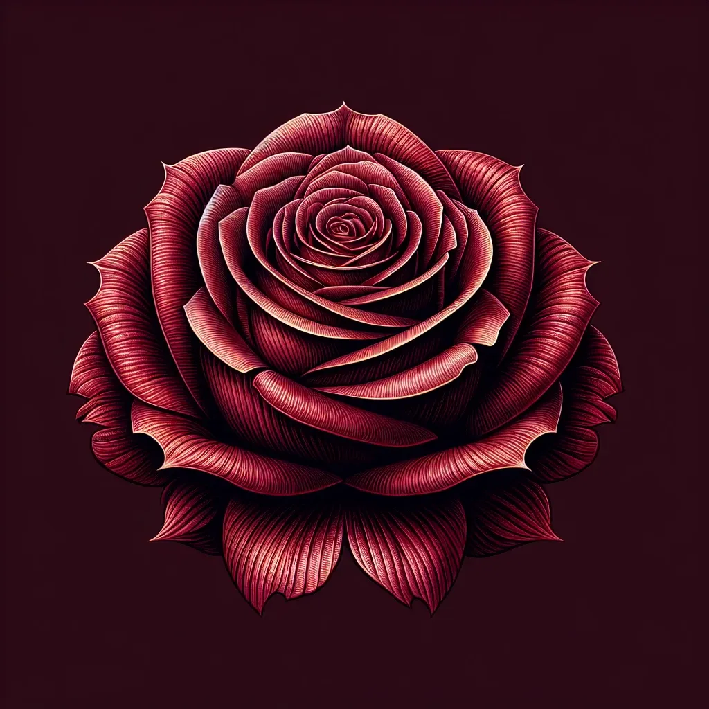 The beauty and symbolism of a rose in full bloom.